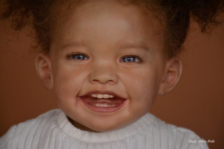 mixed race soft doll